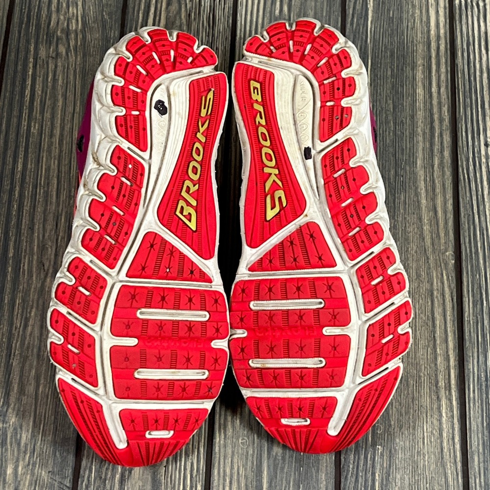 Brooks Transcend Running Shoes Womens 7 Pink Ultimate Ride Sneakers 1201501B878 - Picture 7 of 10